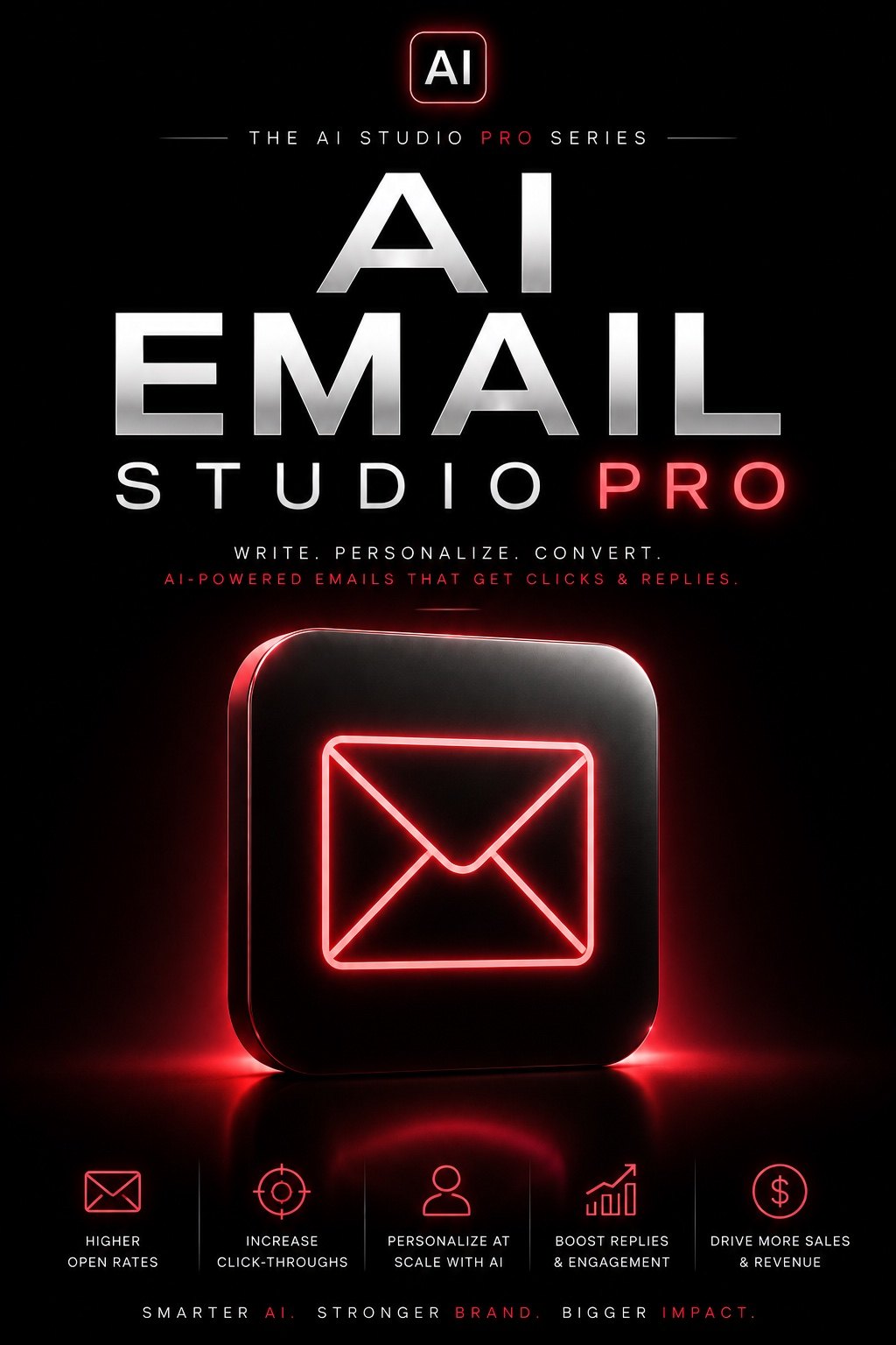 AI Email Studio Pro — Write. Personalize. Convert. AI-powered emails that get clicks and replies.