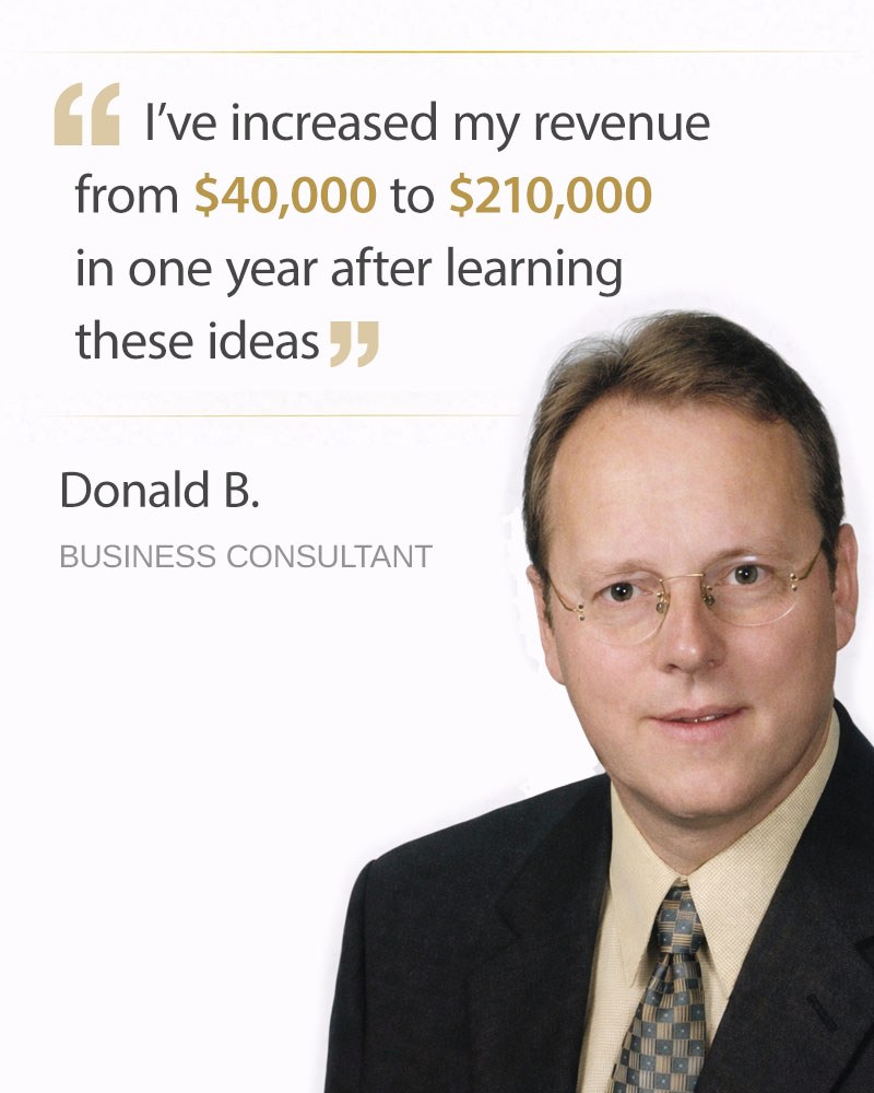 Donald B., Business Consultant