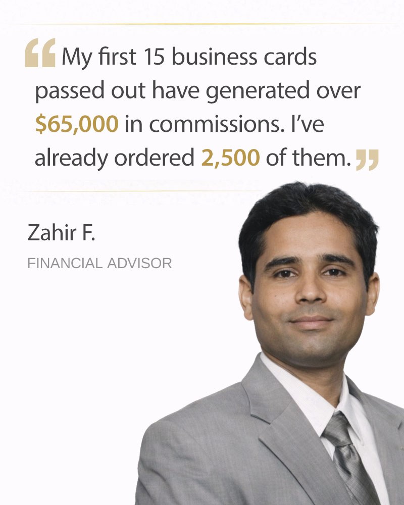 Zahir F., Financial Advisor